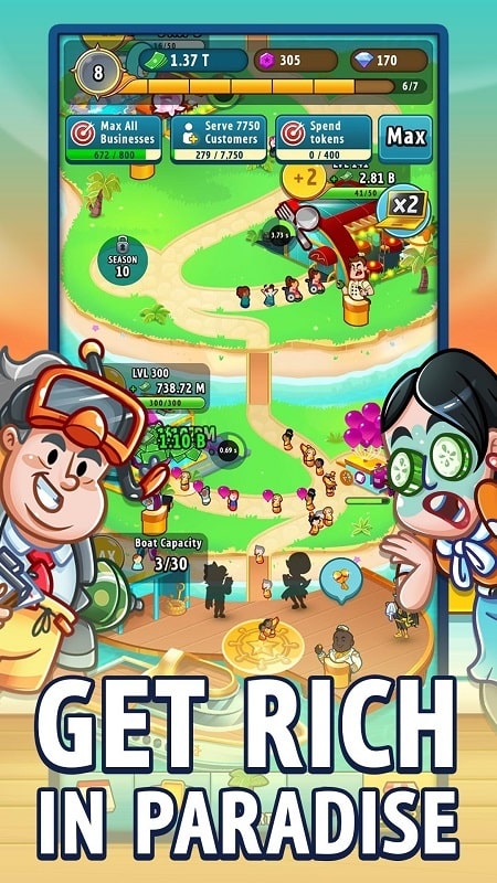 Vacation Tycoon APK - screenshot 1