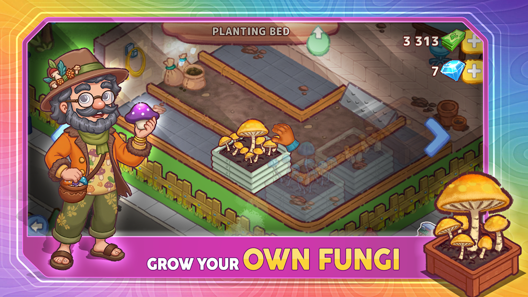 Shroomtopia: Trippy Farm Game - screenshot 3