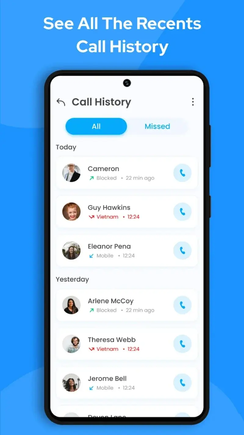Phone Call Dialpad - Caller ID - screenshot 5