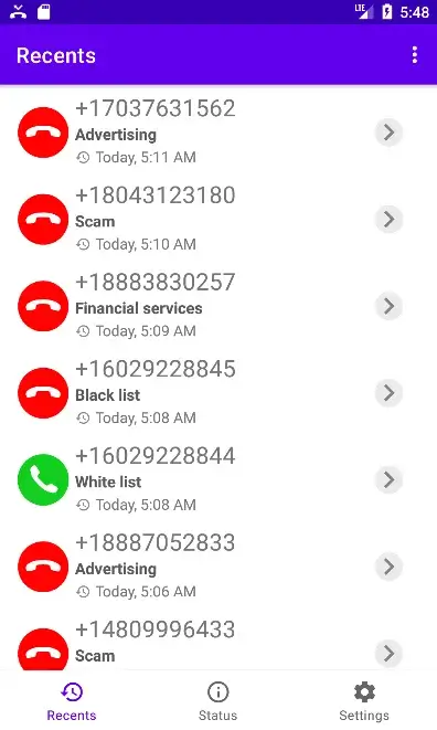 Call Filter - screenshot 2