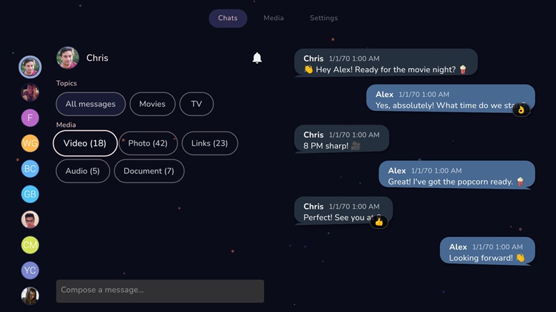 Tevegram APK - screenshot 2