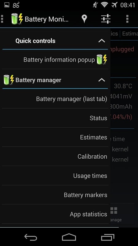 3C Battery Manager APK - screenshot 2
