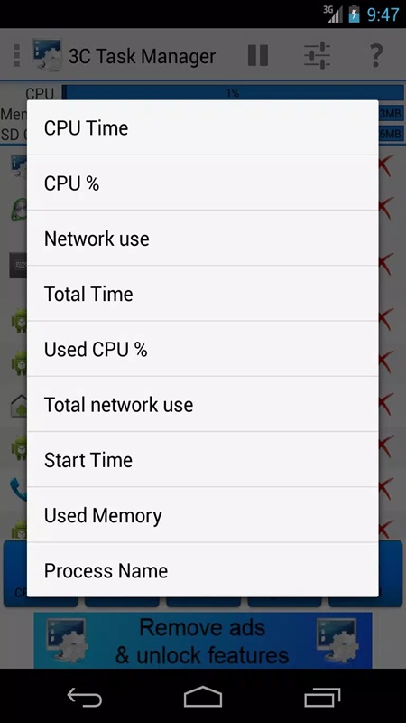3C Task Manager APK - screenshot 2