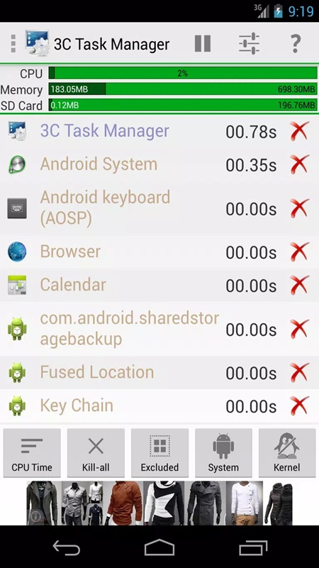 3C Task Manager APK - screenshot 4