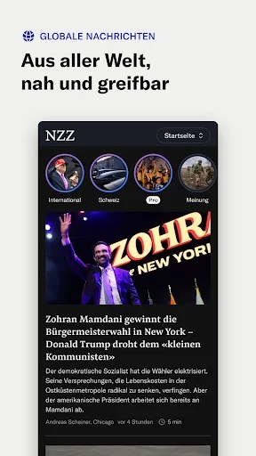 NZZ Nachrichten - screenshot 1