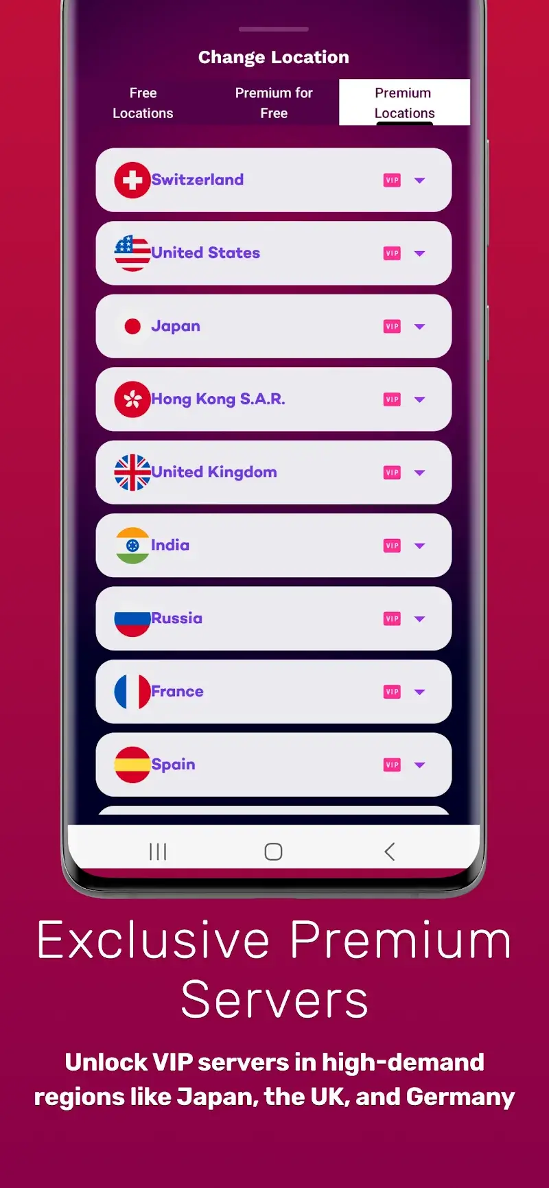 VPN Space - Secure VPN Proxy - screenshot 4