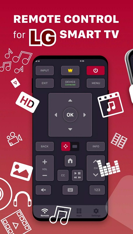 Smart TV Remote Smart ThinQ APK - screenshot 1