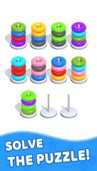 Color Hoop Stack - Sort Puzzle - screenshot 2