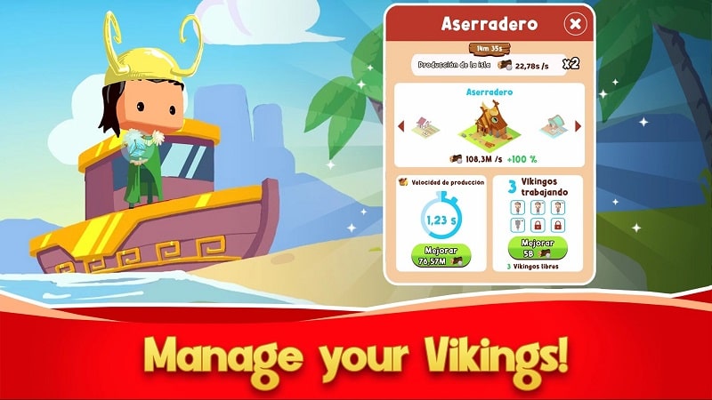 Idle Vikings Tycoon APK - screenshot 2