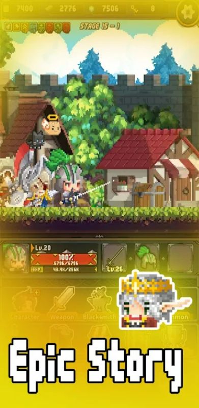 Idle Kingdom Hero Story RPG APK - screenshot 1