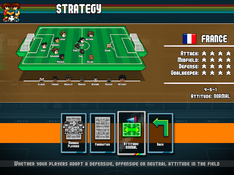Pixel Cup Soccer - Lite - screenshot 3