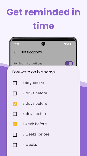 Birthday Calendar & Reminder - screenshot 3