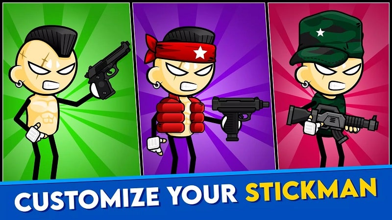 Stickman and Gun Zombie War APK - screenshot 5