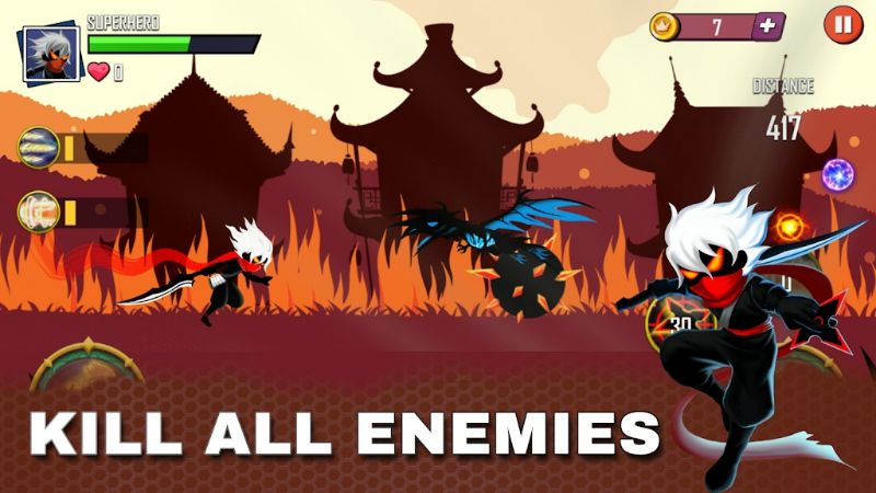 Blind Ninja Shadow Forest APK - screenshot 2