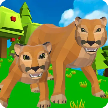 Cougar Simulator: Big Cat Family Game MOD APK icon