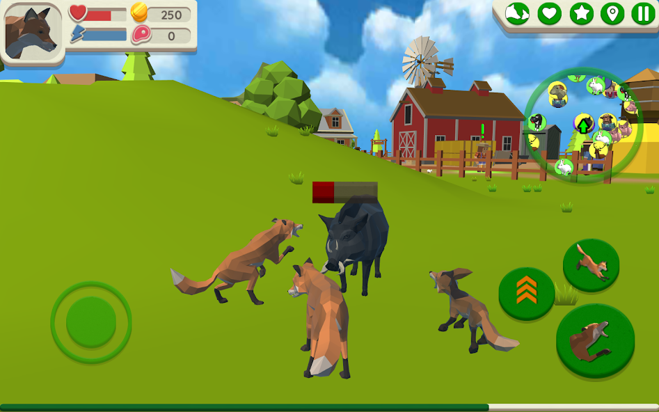 Fox Family - Animal Simulator - screenshot 1