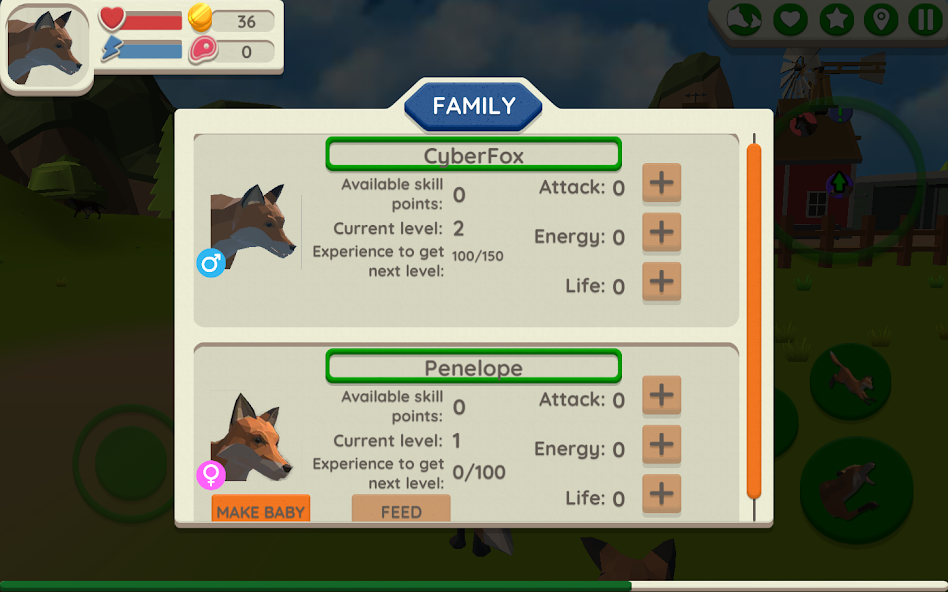 Fox Family - Animal Simulator - screenshot 16