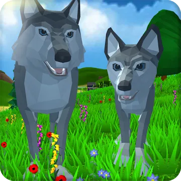 Wolf Simulator: Wild Animals 3D MOD APK icon