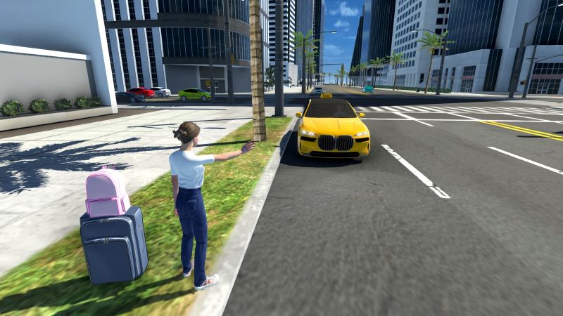 Taxi Driver City Driving SIM APK - screenshot 1