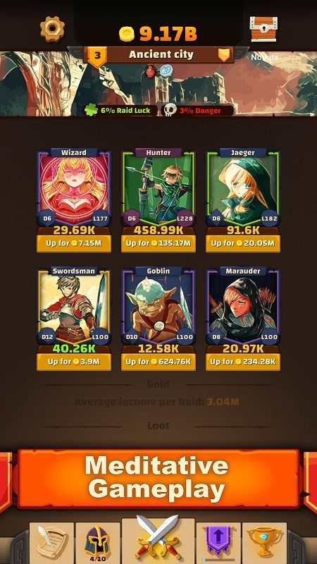 Idle Raids of the Dice Heroes APK - screenshot 1