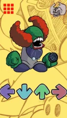 FNF Fireday night funny mod Trick character test - screenshot 1