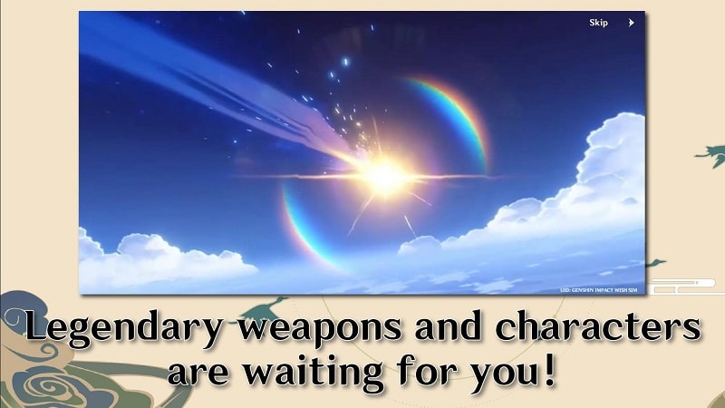 Wish Simulator Genshin Impact APK - screenshot 1