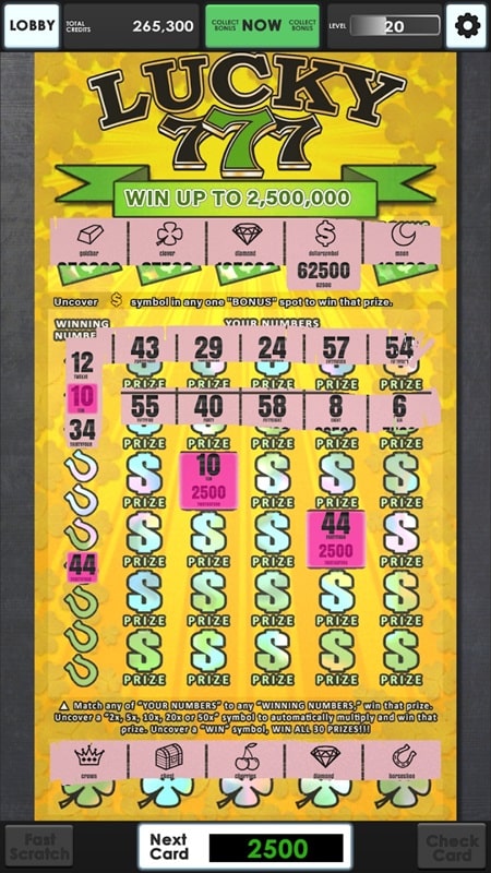 Lucky Lottery Scratchers APK - screenshot 2
