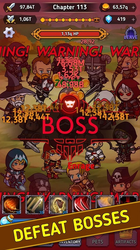 Tap Hero Clicker APK - screenshot 1