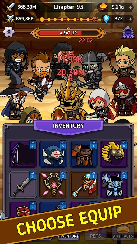 Tap Hero Clicker APK - screenshot 5