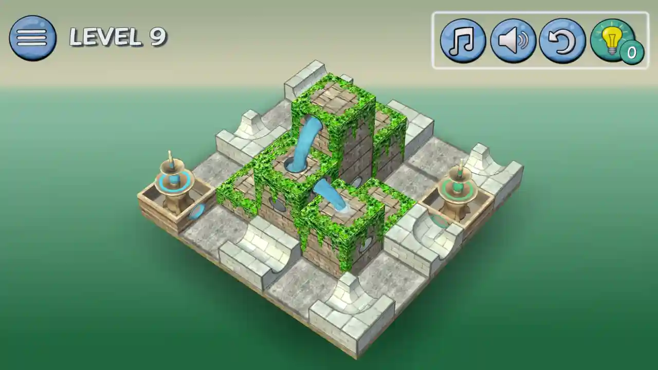 Flow Water Fountain 3D Puzzle - screenshot 1