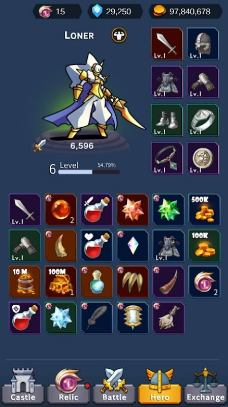 EndlessDungeon Idle RPG Game APK - screenshot 4