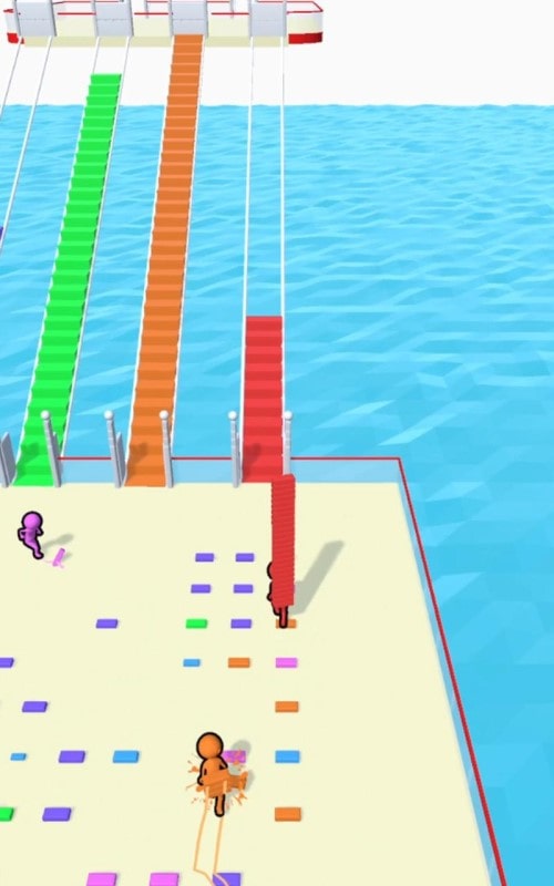Bridge Race - screenshot 1
