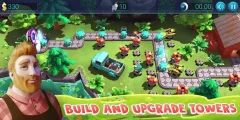 Defenchick TD - Chicken Tower Defence Offline - screenshot 2