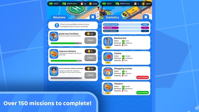 Idle Cruise Ship Simulator APK - screenshot 1