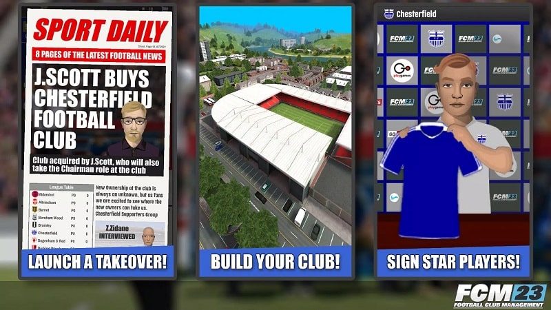 FCM23 Soccer Club Management APK - screenshot 3