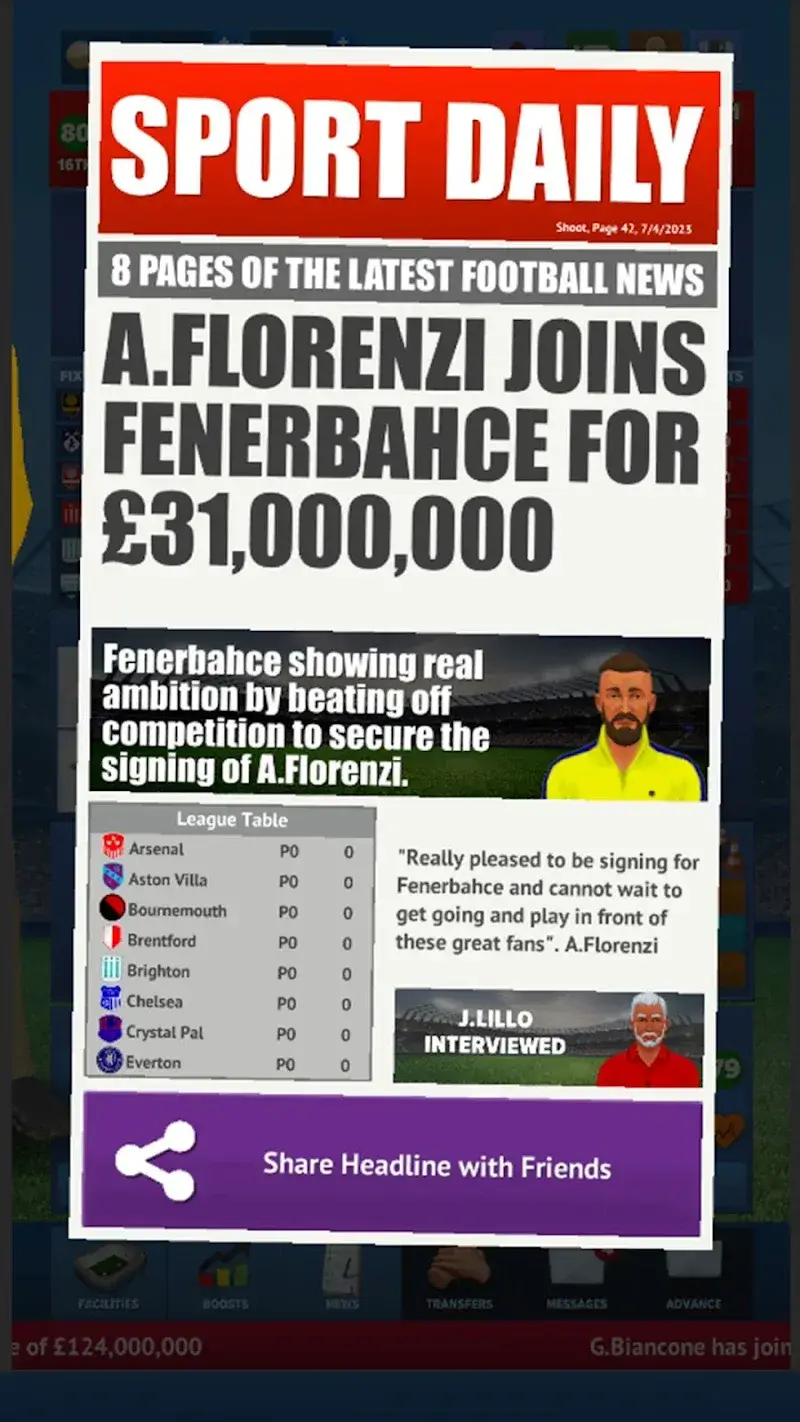 Football Club Management 2024 - screenshot 4