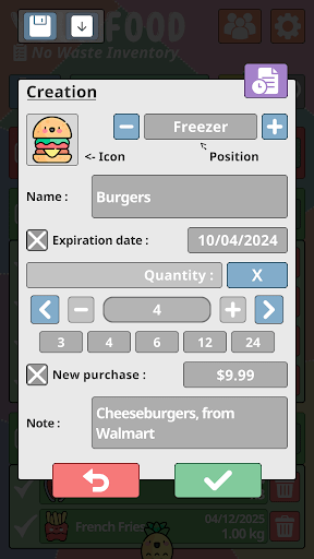 Your Food - No Waste Inventory - screenshot 6