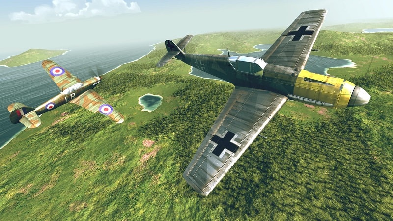 Warplanes WW2 Dogfight APK - screenshot 2