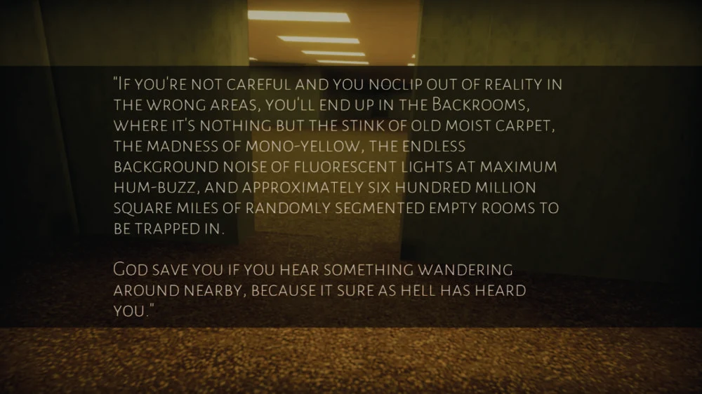 Backrooms - screenshot 1