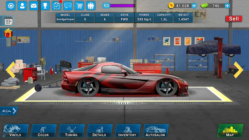 Unlim Drag Racing Super Cars - screenshot 1
