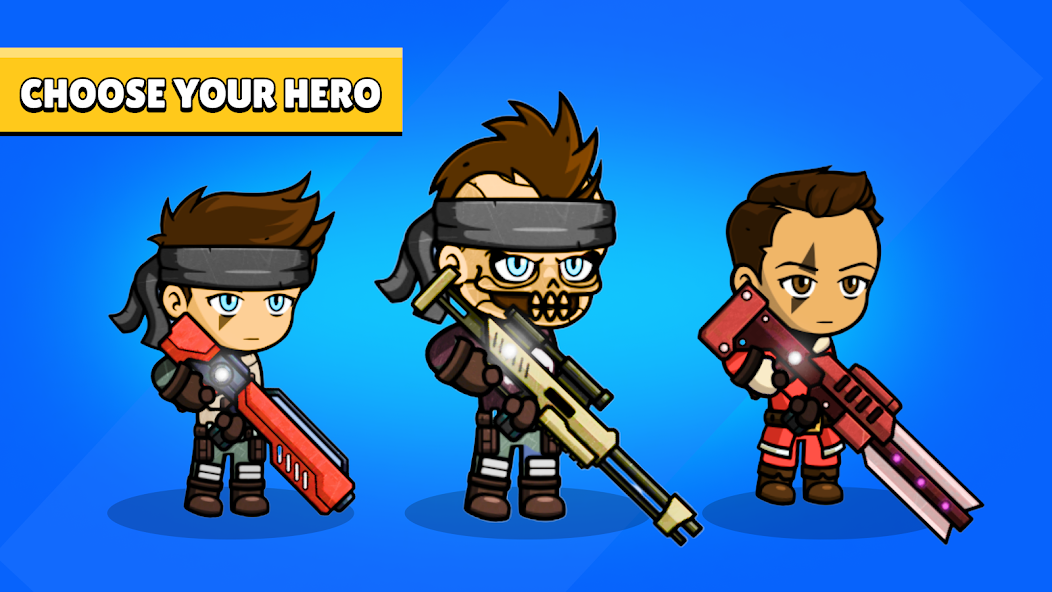 Alien Hunter 2D Shooting Game - screenshot 1