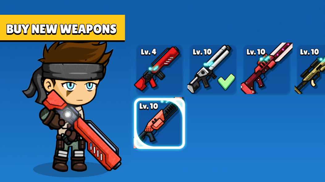 Alien Hunter 2D Shooting Game - screenshot 12