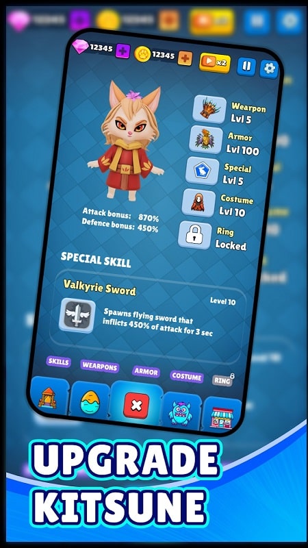 Kitsune Endless AFK APK - screenshot 3