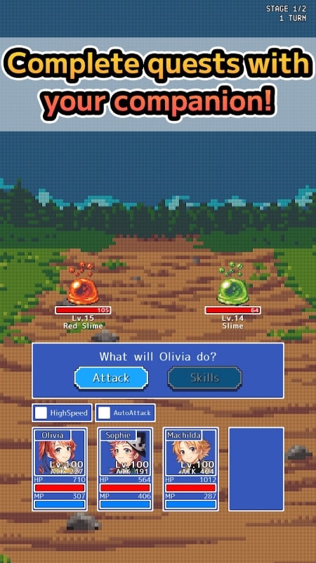 RPG Restaurant Idle Hack&amp;Slash APK - screenshot 3