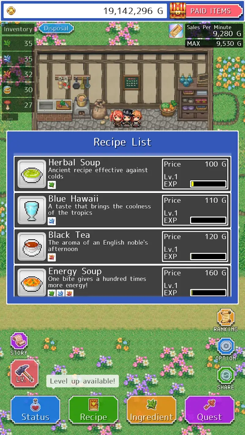 RPG Restaurant Idle Hack&amp;Slash - screenshot 4