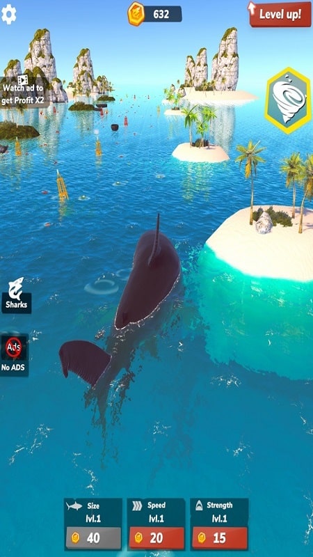 Idle Shark World APK - screenshot 4