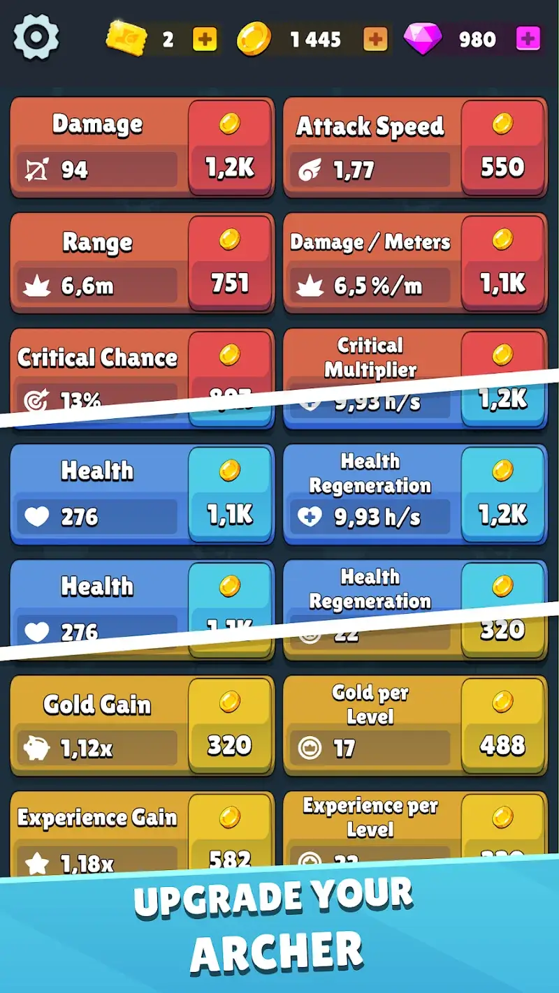 Idle Archer Tower Defense RPG - screenshot 2