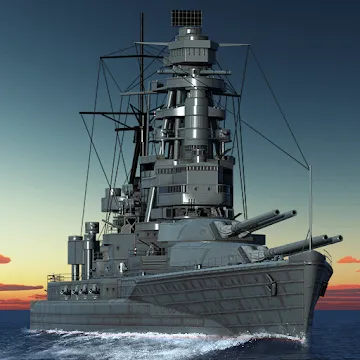 Warship Fleet Command : WW2 Naval War Game MOD APK icon