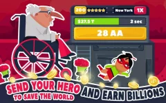Super Hero Factory : Idle Clicker Tycoon Inc - screenshot 2