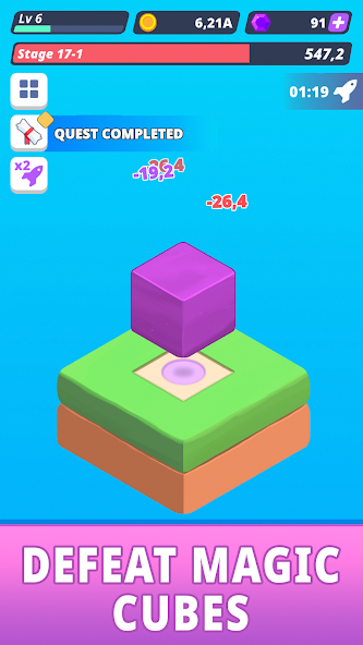 Tap Tap Cube - Idle Clicker - screenshot 1